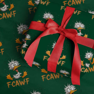 F Quack F Duck Lover Wrapping Paper Roll Funny Farm Gift TS12 Green Print Your Wear
