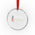 Faith Fueled Turning Point Crystal Glass Ornament Christian Patriot Cross and American Flag TS02 Transparent Glass 3'' Circle Print Your Wear