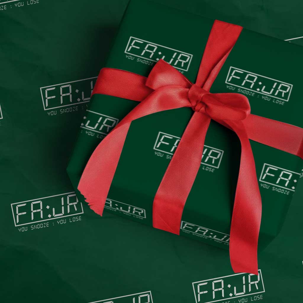 Fajr Time Muslim Wrapping Paper Roll Ramadan Mubarak Kareem TS02 Green Print Your Wear