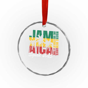 Family Vacation Jamaica 2025 Crystal Glass Ornament Matching Girls Trip Jamaica Squad TS10 Print Your Wear