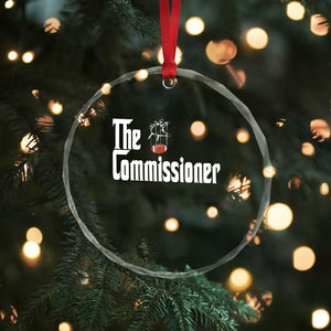 Fantasy Football Commissioner Crystal Glass Ornament Draft Party Commish FFL TS10 Print Your Wear