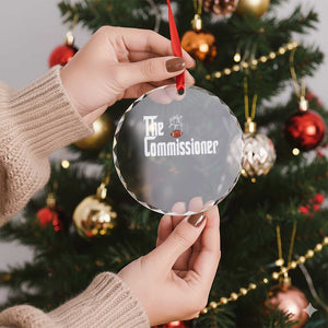 Fantasy Football Commissioner Crystal Glass Ornament Draft Party Commish FFL TS10 Print Your Wear