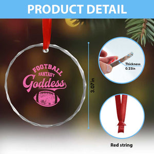 Fantasy Football Goddess Crystal Glass Ornament Sports Party Gifts TS10 Print Your Wear