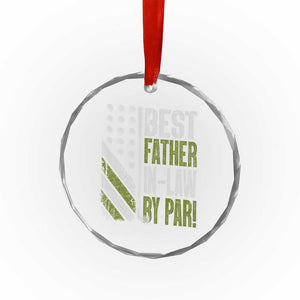 Father In Law Golf Crystal Glass Ornament Best FIL By Par Fathers Day Gift for Golfers TS10 Print Your Wear