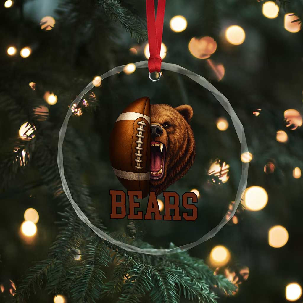 Funny CFBF Crystal Glass Ornament Game Day Sports Fan Gift TS12 Print Your Wear