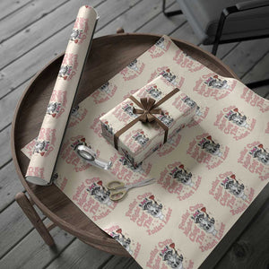 Feeling Cute Might Clog Toilet Later Wrapping Paper Roll Funny Raccoon TS12 Beige Print Your Wear