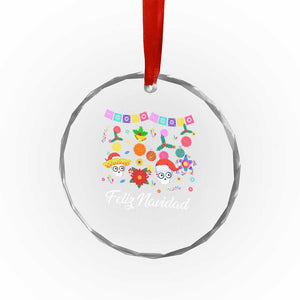 Feliz Navidad Crystal Glass Ornament Funny Christmas In Mexico Sugar Skull Pinata Star TS11 Print Your Wear