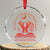 Feminist Witch Crystal Glass Ornament They Didnt Burn Witches Women Halloween Feminism TS10 Transparent Glass 3'' Circle Print Your Wear