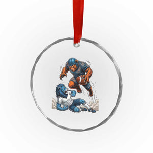 Fierce Br Defeating Lio Crystal Glass Ornament Gift For Football Lovers TS12 Print Your Wear