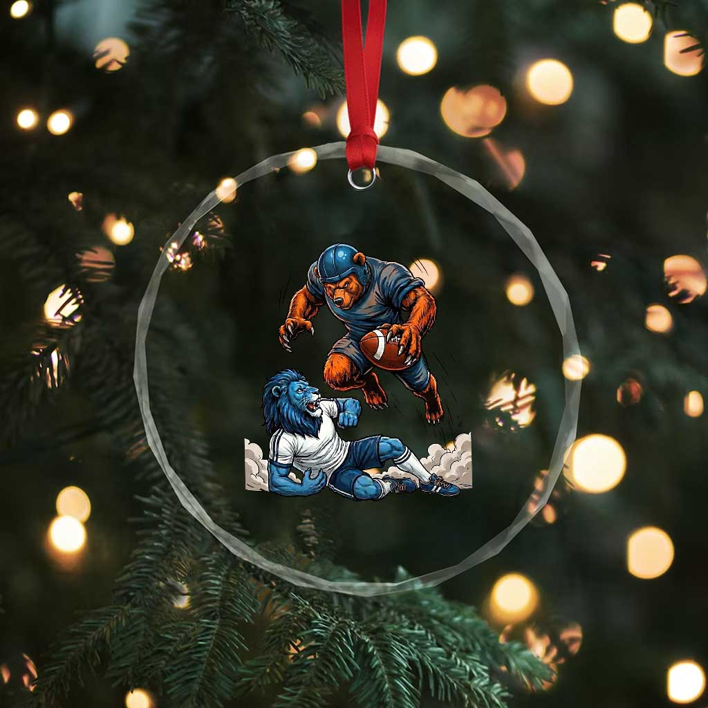 Fierce Br Defeating Lio Crystal Glass Ornament Gift For Football Lovers TS12 Print Your Wear