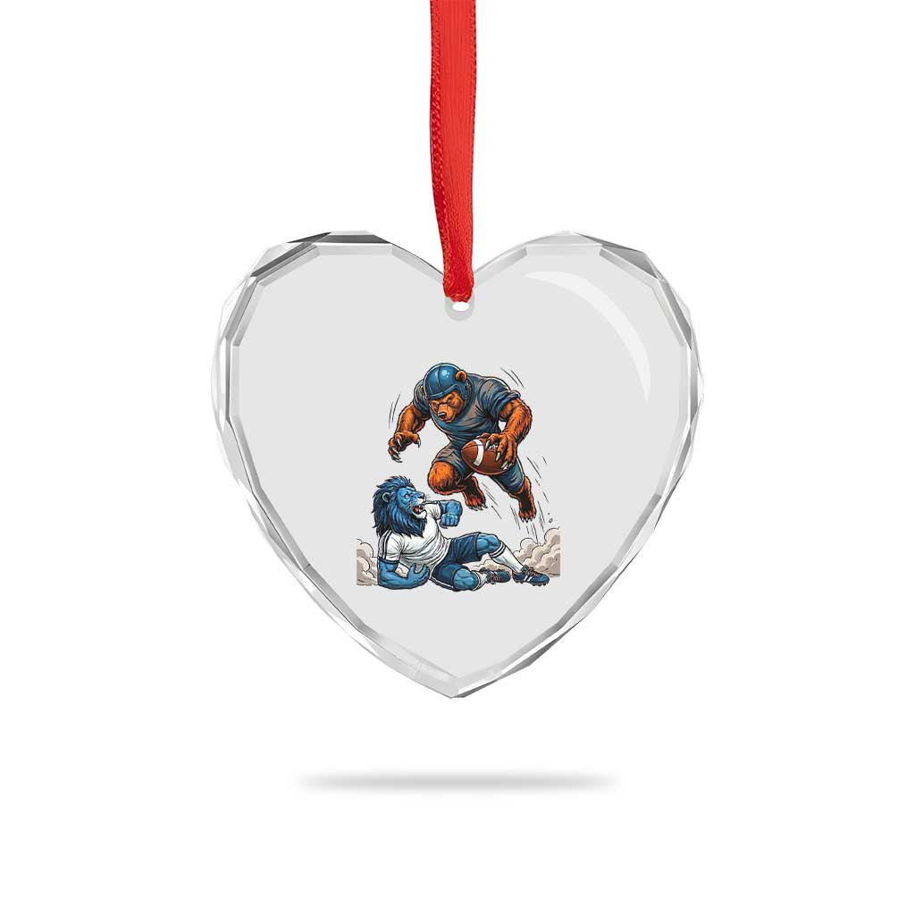 Fierce Br Defeating Lio Heart Crystal Glass Ornament Gift For Football Lovers TS12 Print Your Wear