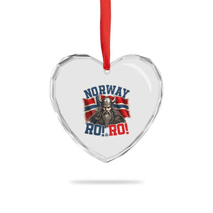 Fierce Norway Viking Warrior Ro Ro Heart Crystal Glass Ornament Patriotic Norge Norwegian Flag Funny Rowing Support TS02 Print Your Wear