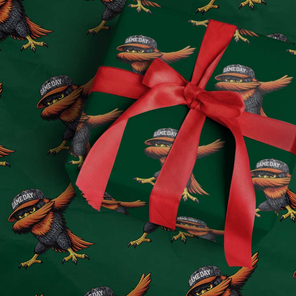 Fierce Oriole Spirit Graphic Wrapping Paper Roll Cool Game Day Sports Fan TS02 Green Print Your Wear