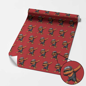 Fierce Oriole Spirit Graphic Wrapping Paper Roll Cool Game Day Sports Fan TS02 Red Print Your Wear