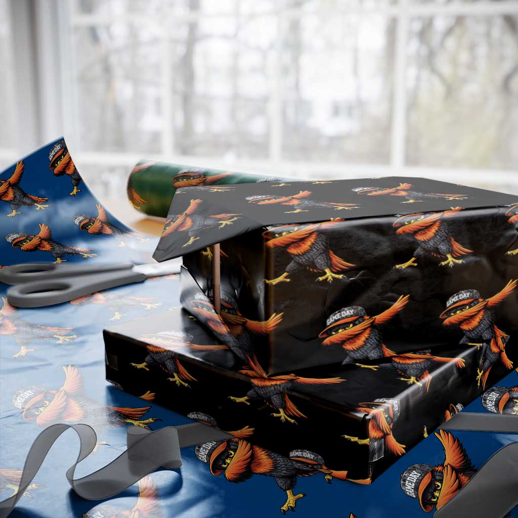 Fierce Oriole Spirit Graphic Wrapping Paper Roll Cool Game Day Sports Fan TS02 Black Print Your Wear