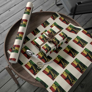 Fight Like Malcolm X Wrapping Paper Roll African American Pride Gift TS12 Beige Print Your Wear