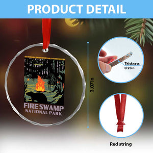 Fire Swamp National Park Crystal Glass Ornament Inconceivable Fantasy Adventure TS02 Print Your Wear