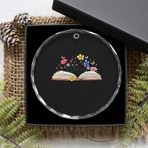 First Edition Published 2025 Crystal Glass Ornament Littlest Bookworm Funny Annoucement Baby Shower TS10 Print Your Wear