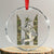 Fishing Puerto Rico Flag Crystal Glass Ornament Bass Fish Fisherman Camo Camouflage US Flag TS10 Transparent Glass 3'' Circle Print Your Wear
