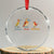 Flicker Dodo Titmouse Subtle FDT Crystal Glass Ornament Funny Bird Lover Nature - Print Your Wear