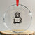 Foxtrot Delta Tango FDT Social Club Crystal Glass Ornament Only You Can Prevent Fascism Retro Bear - Print Your Wear