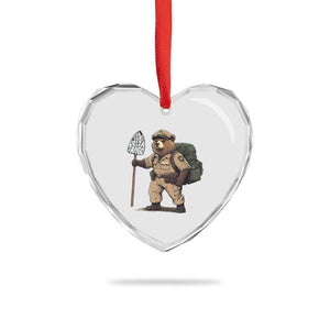 Foxtrot Delta Tango Resist Bear Heart Crystal Glass Ornament TS02 Print Your Wear