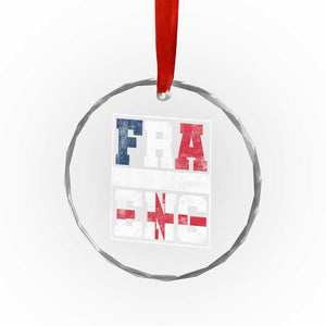 FRA ENG France England Flag Graphic Crystal Glass Ornament French English Country Pride TS02 Print Your Wear