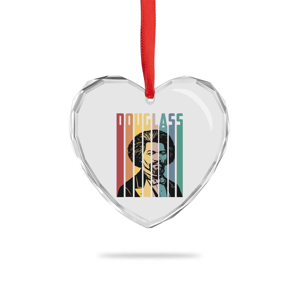 Frederick Douglass Heart Crystal Glass Ornament American Black History TS14 Print Your Wear