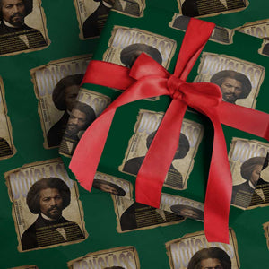 Frederick Douglass Historical Newspaper Wrapping Paper Roll The Sage Of Cedar Hill TS12 Green Print Your Wear