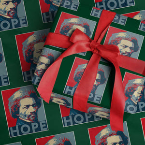 Frederick Douglass Hope Poster Wrapping Paper Roll African American Heritage TS12 Green Print Your Wear