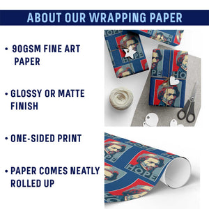 Frederick Douglass Hope Poster Wrapping Paper Roll African American Heritage TS12 Print Your Wear