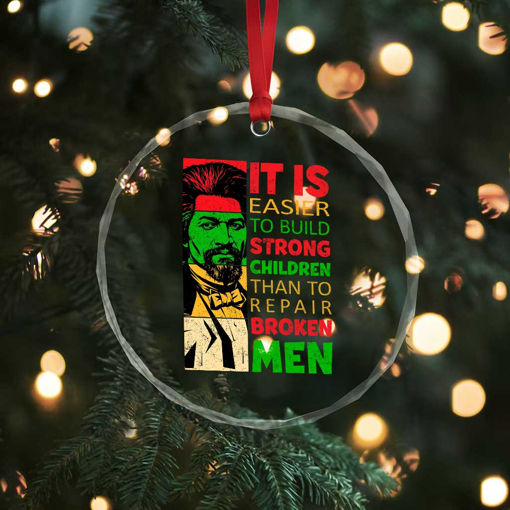 Frederick Douglass Pride Quote Crystal Glass Ornament Black History Month TS14 Print Your Wear