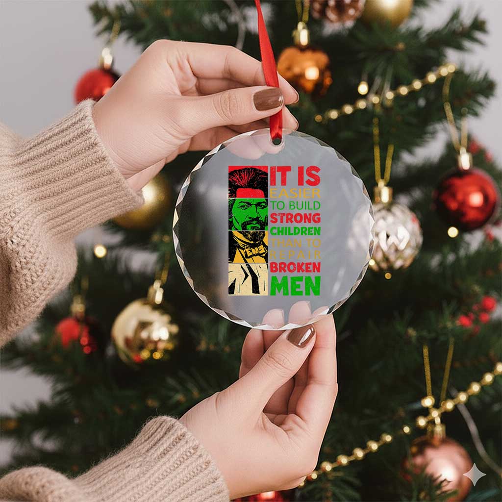 Frederick Douglass Pride Quote Crystal Glass Ornament Black History Month TS14 Print Your Wear