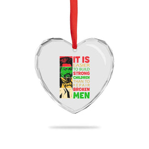 Frederick Douglass Pride Quote Heart Crystal Glass Ornament Black History Month TS14 Print Your Wear
