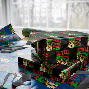 Frederick Douglass Pride Quote Wrapping Paper Roll Black History Month TS14 Black Print Your Wear
