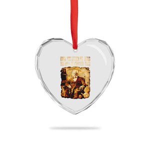 Frederick Douglass Quote Heart Crystal Glass Ornament Once You Learn to Read TS14 Print Your Wear
