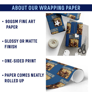 Frederick Douglass Quote Wrapping Paper Roll Once You Learn to Read TS14 Print Your Wear