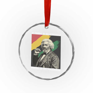 Frederick Douglass Struggle And Progress Crystal Glass Ornament Inspirational Black History TS12 Print Your Wear