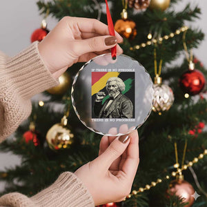 Frederick Douglass Struggle And Progress Crystal Glass Ornament Inspirational Black History TS12 Print Your Wear