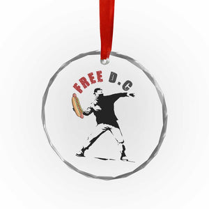 Free DC Sandwich Toss Crystal Glass Ornament Washington DC Political Satire TS02 Print Your Wear