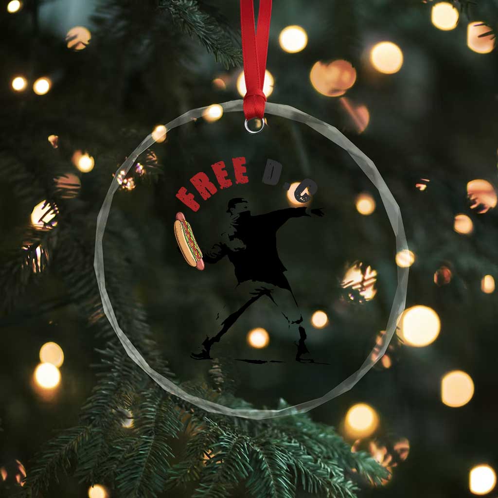 Free DC Sandwich Toss Crystal Glass Ornament Washington DC Political Satire TS02 Print Your Wear