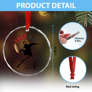 Free DC Sandwich Toss Crystal Glass Ornament Washington DC Political Satire TS02 Print Your Wear