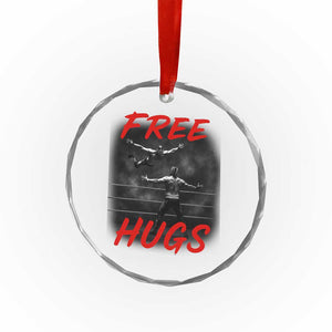 Free Hugs Wrestling Crystal Glass Ornament Funny Luchador Mexican Wrestler TS10 Print Your Wear