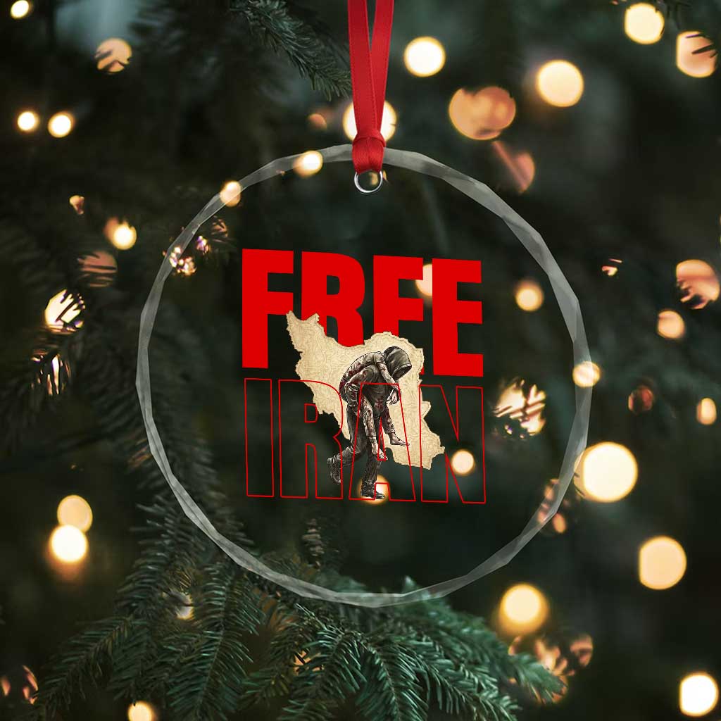 Free Iran Crystal Glass Ornament Iranian Freedom Memorial Hamid Mahdavi Tribute TS14 Print Your Wear