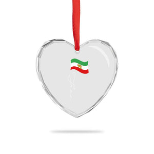 Free Iran Heart Crystal Glass Ornament Patriotic Iranian Lion and Sun Flag TS11 Print Your Wear