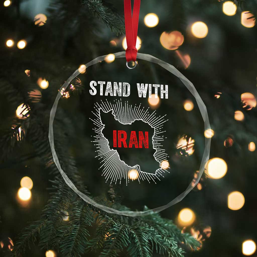 Free Iran Support Crystal Glass Ornament Stand With Iran TS14 Print Your Wear