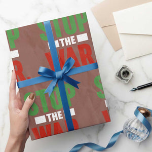 Free Iran Support Iranian MIGA Wrapping Paper Roll Stop The War TS14 Mocha Print Your Wear