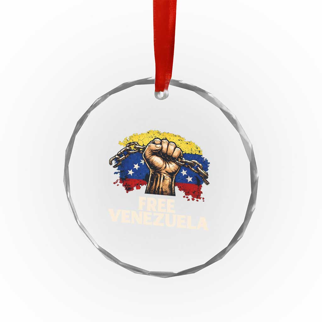 Free Venezuela Flag Chain Breaker Crystal Glass Ornament Powerful Liberation for Liberation Supporters TS02 Print Your Wear