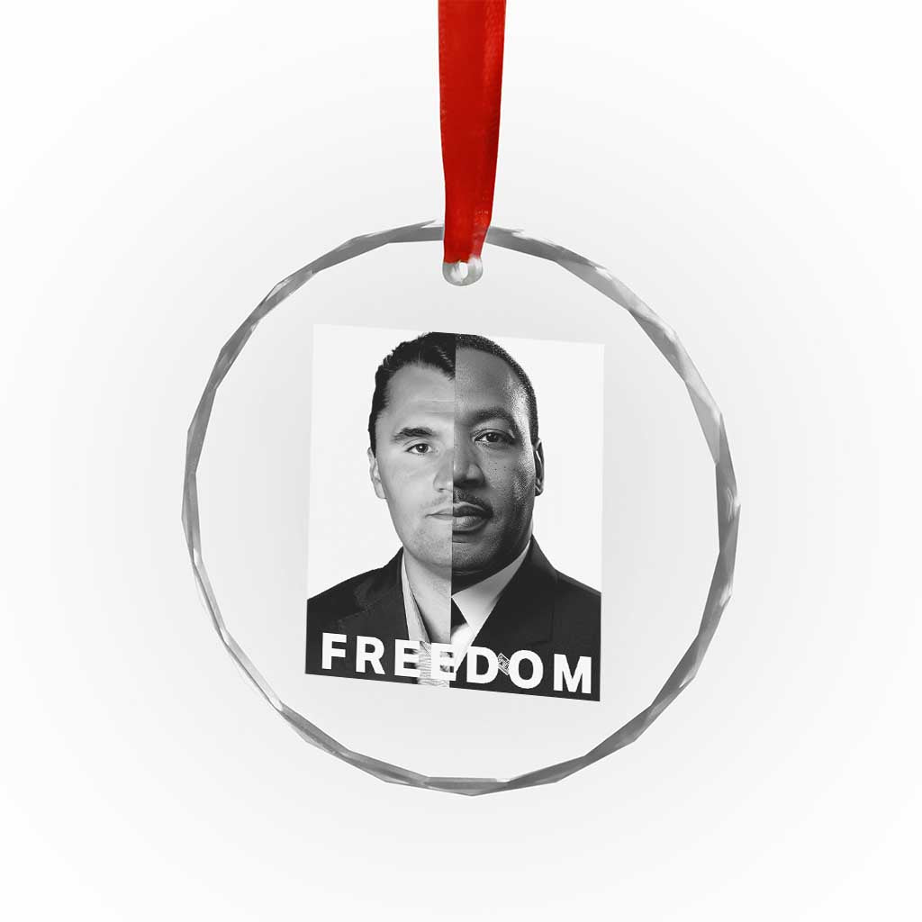 Freedom Charlie Kirk Crystal Glass Ornament Martin Luther King Jr TS14 Print Your Wear