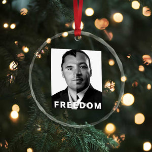 Freedom Charlie Kirk Crystal Glass Ornament Martin Luther King Jr TS14 Print Your Wear
